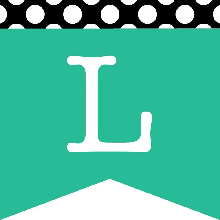 2 Point Welcome Banner | Black, White and Stylish Brights  | UPRINT | Schoolgirl Style