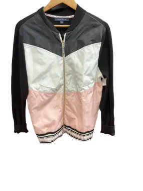 Black & Pink Athletic Jacket Tommy Hilfiger, Size L