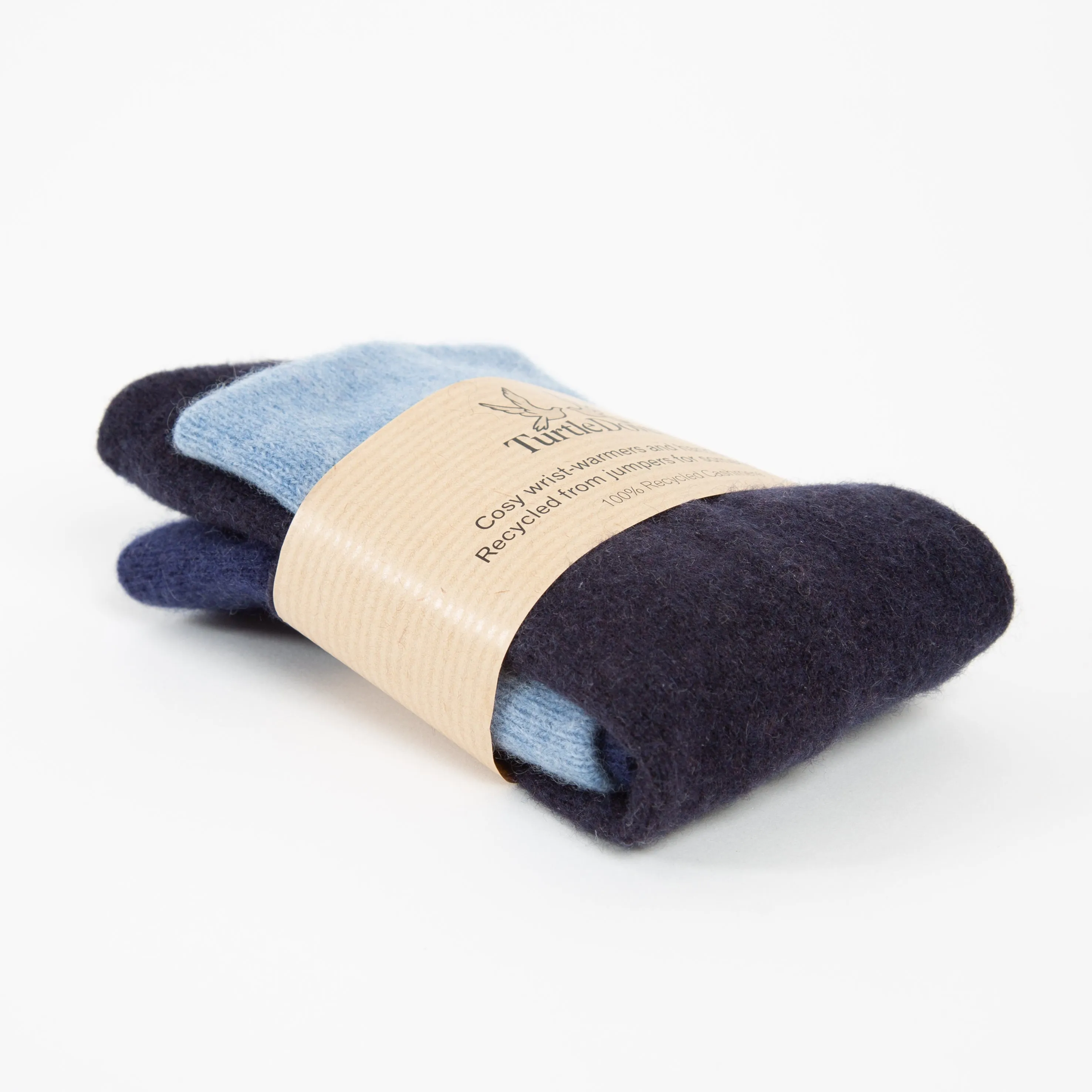 Blue Mix Cashmere Wrist Warmer