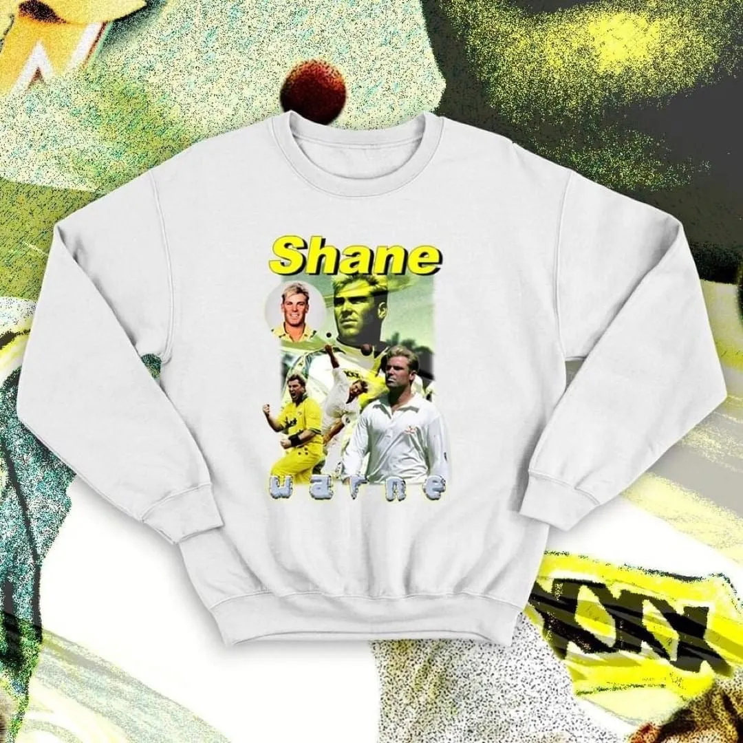 BOOTLEG WARNE: WHITE JUMPER