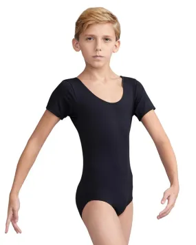 Capezio Tactel Short Sleeve Leotard - 10390B Boys