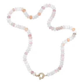 Cashmere Rainbow Semiprecious Beaded Necklace