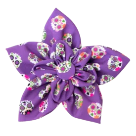 Collar Flower | Sugar Skulls Purple