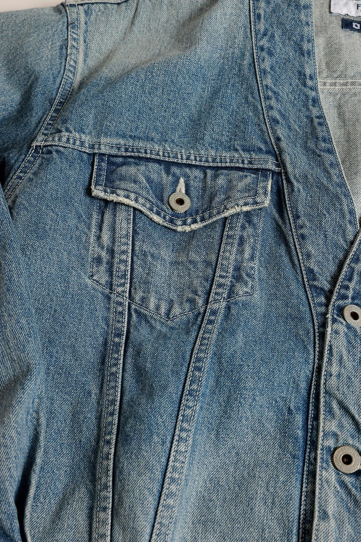 DENIM HAORI JACKET 4YR WASH
