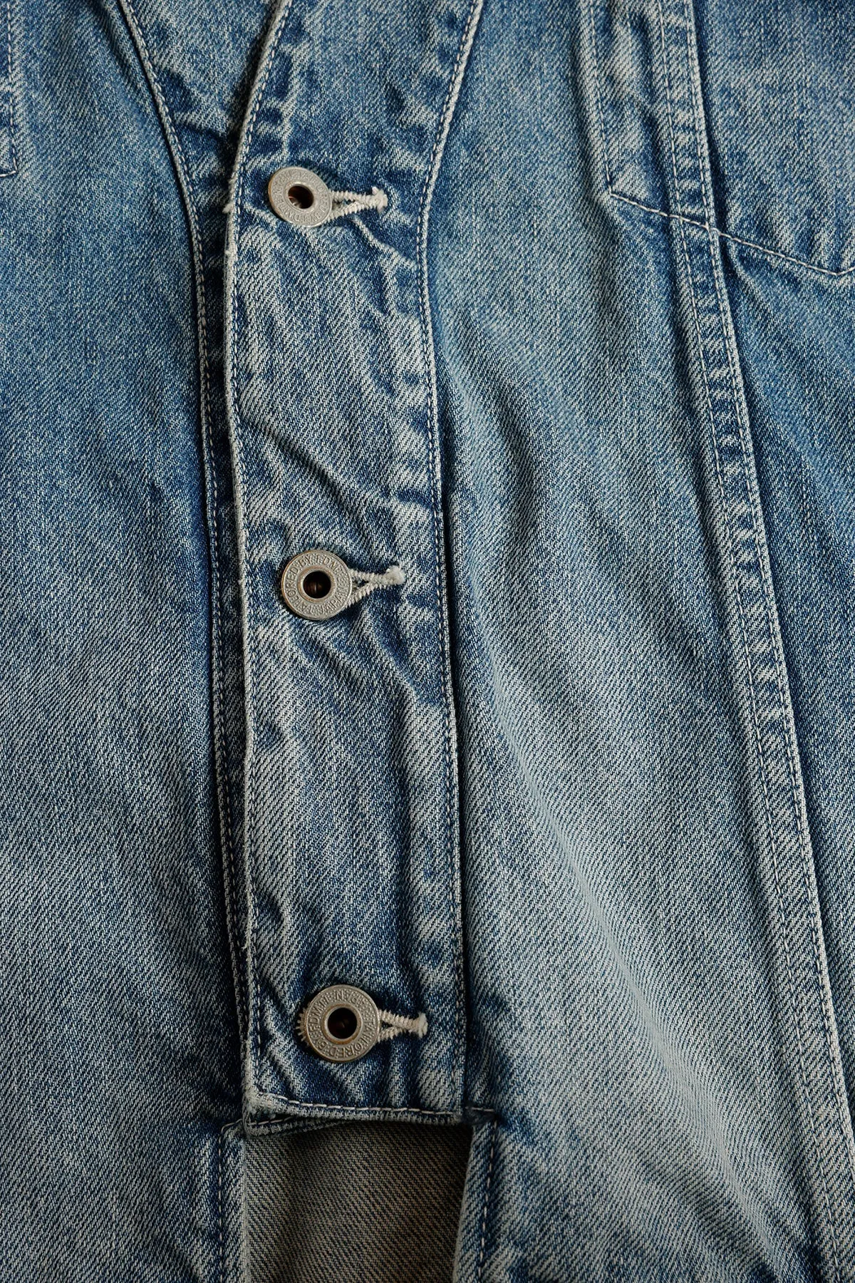 DENIM HAORI JACKET 4YR WASH