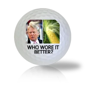 Donald Trump Who Wore Their Hair Better Golf Balls