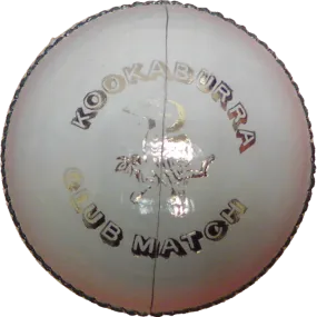 Kookaburra Club Match White Cricket Ball