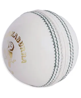 Kookaburra Red King White Cricket Ball (Dozen)