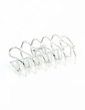 Rhodium Couture Claw Clip