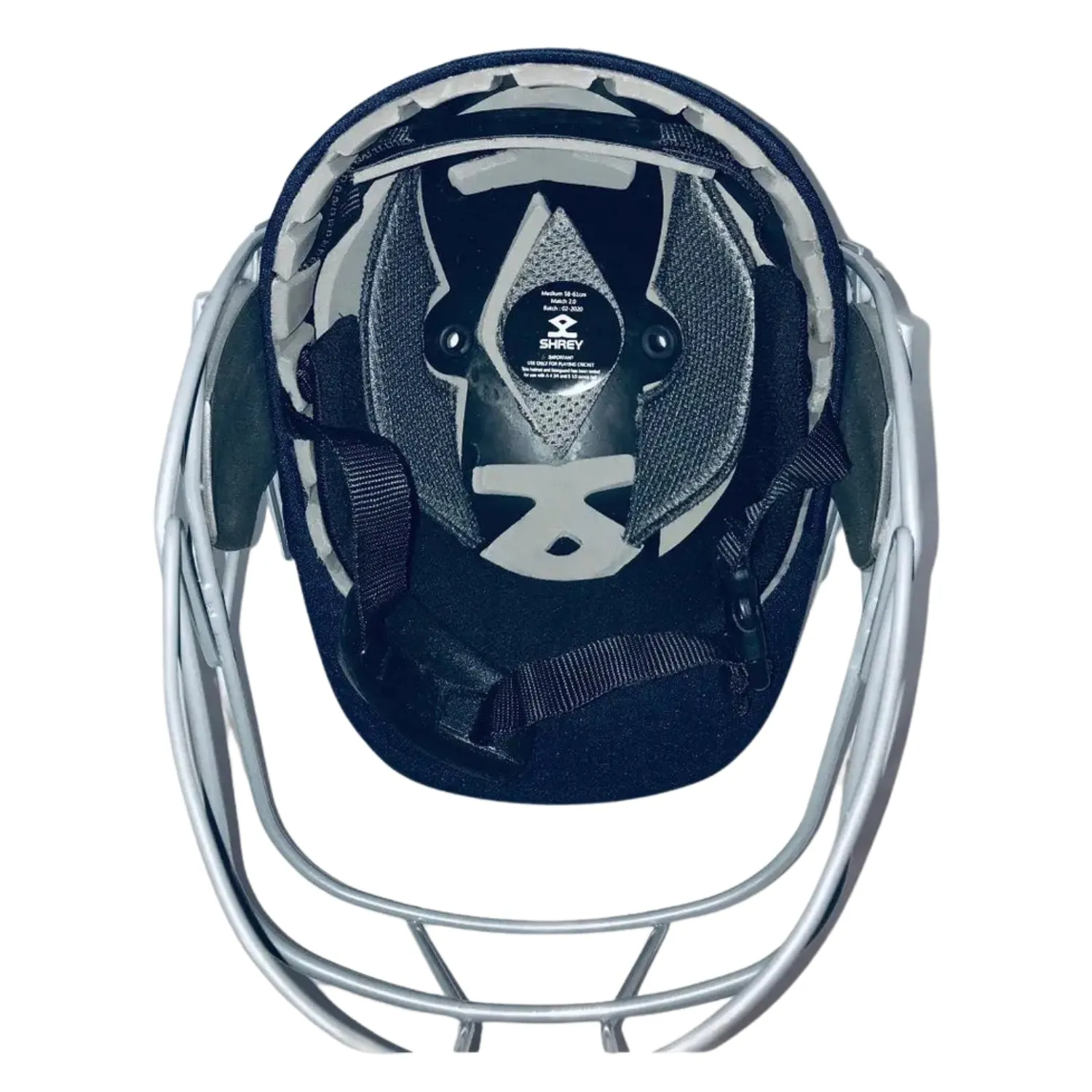 Shrey Cricket Batting Helmet, 2.0-Match - Adult - Navy Blue