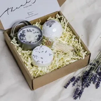 Spring Lavender Spa Set