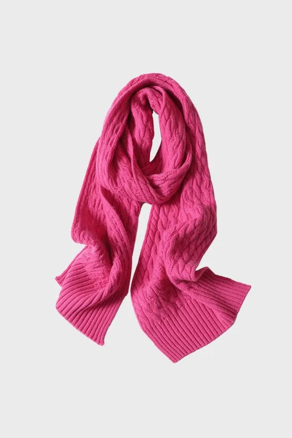 Suave Rope Cashmere Scarf