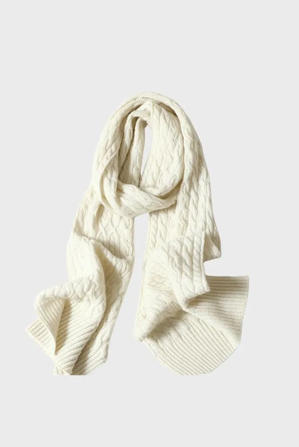 Suave Rope Cashmere Scarf