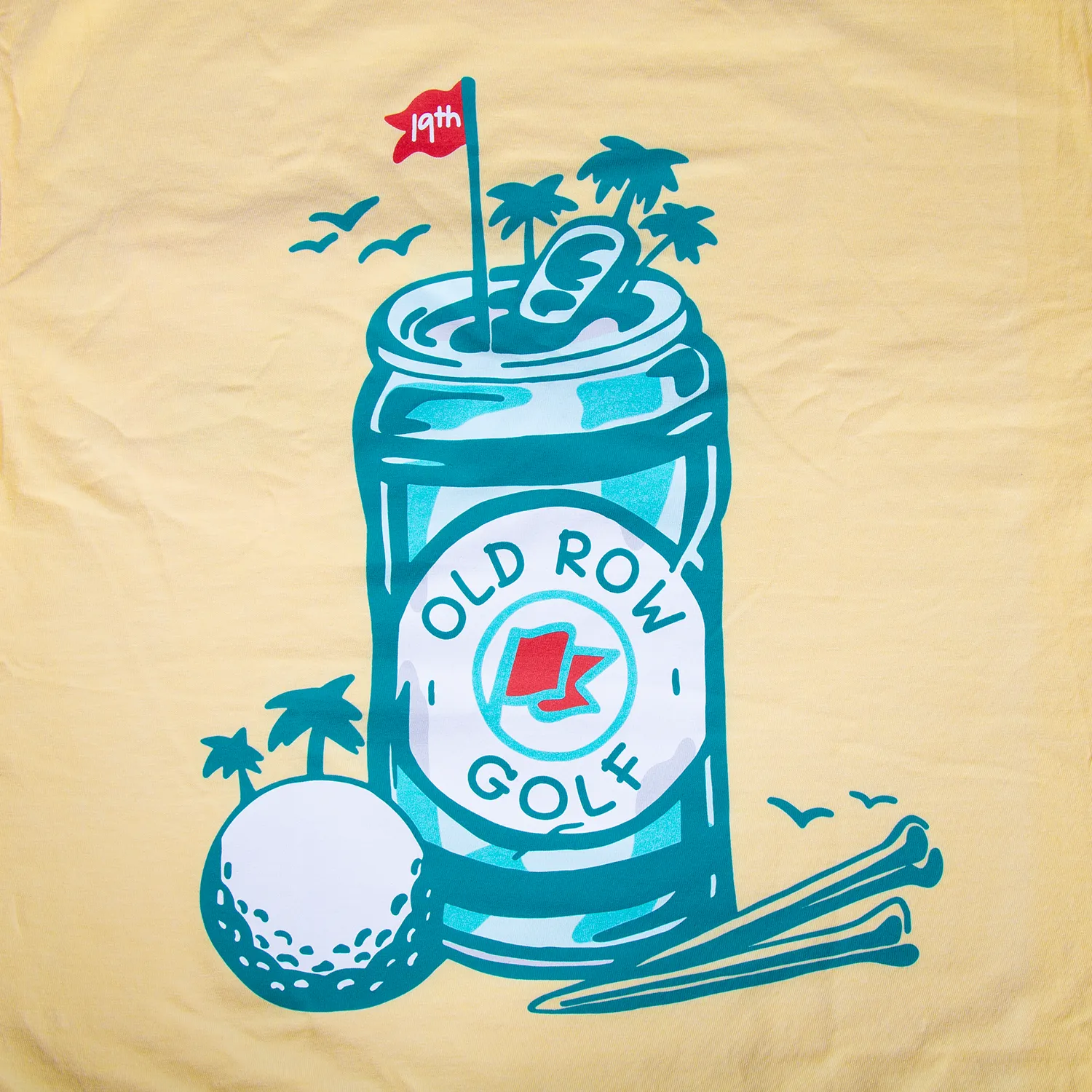 The 19th Hole Beer Can Pocket Tee