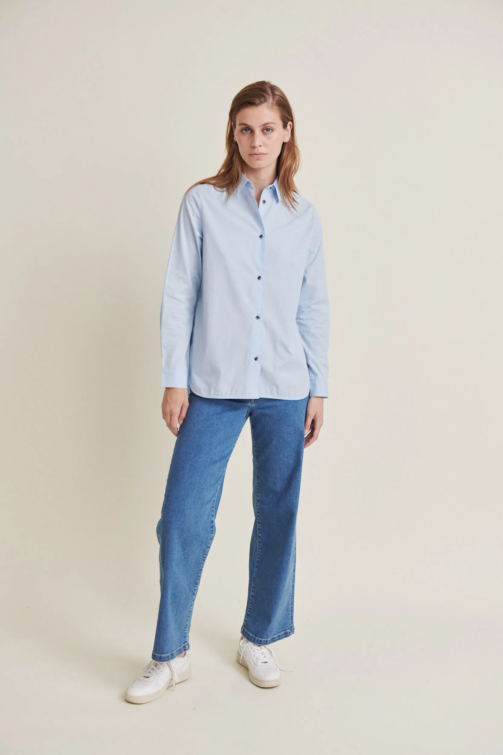 Vilde Classic Shirt - Cashmere Blue