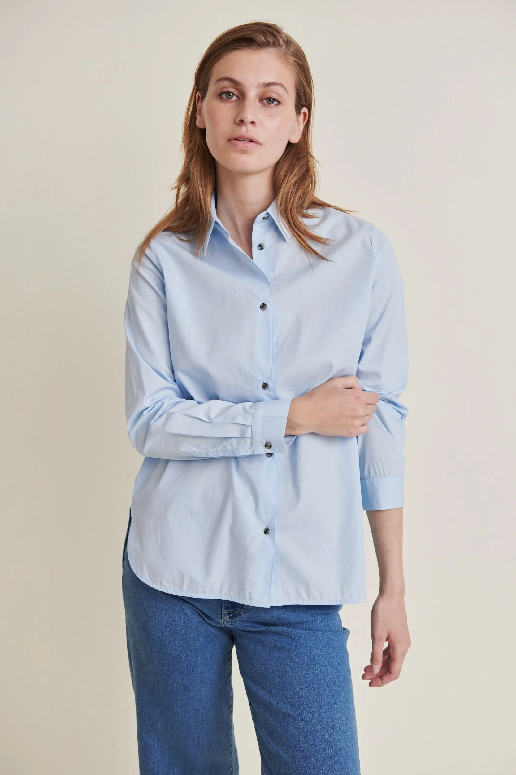 Vilde Classic Shirt - Cashmere Blue