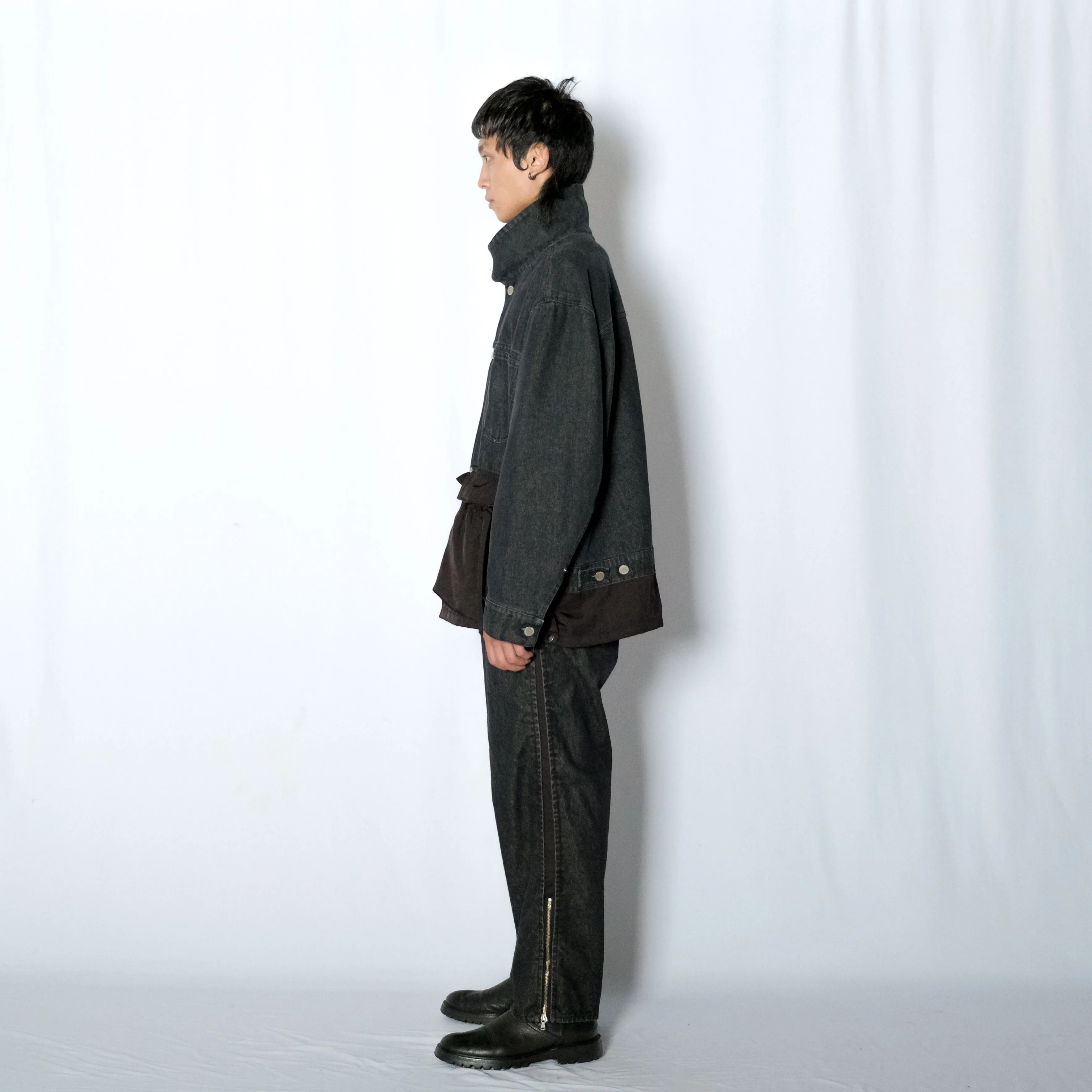 WASHED DOCKING DENIM JACKET