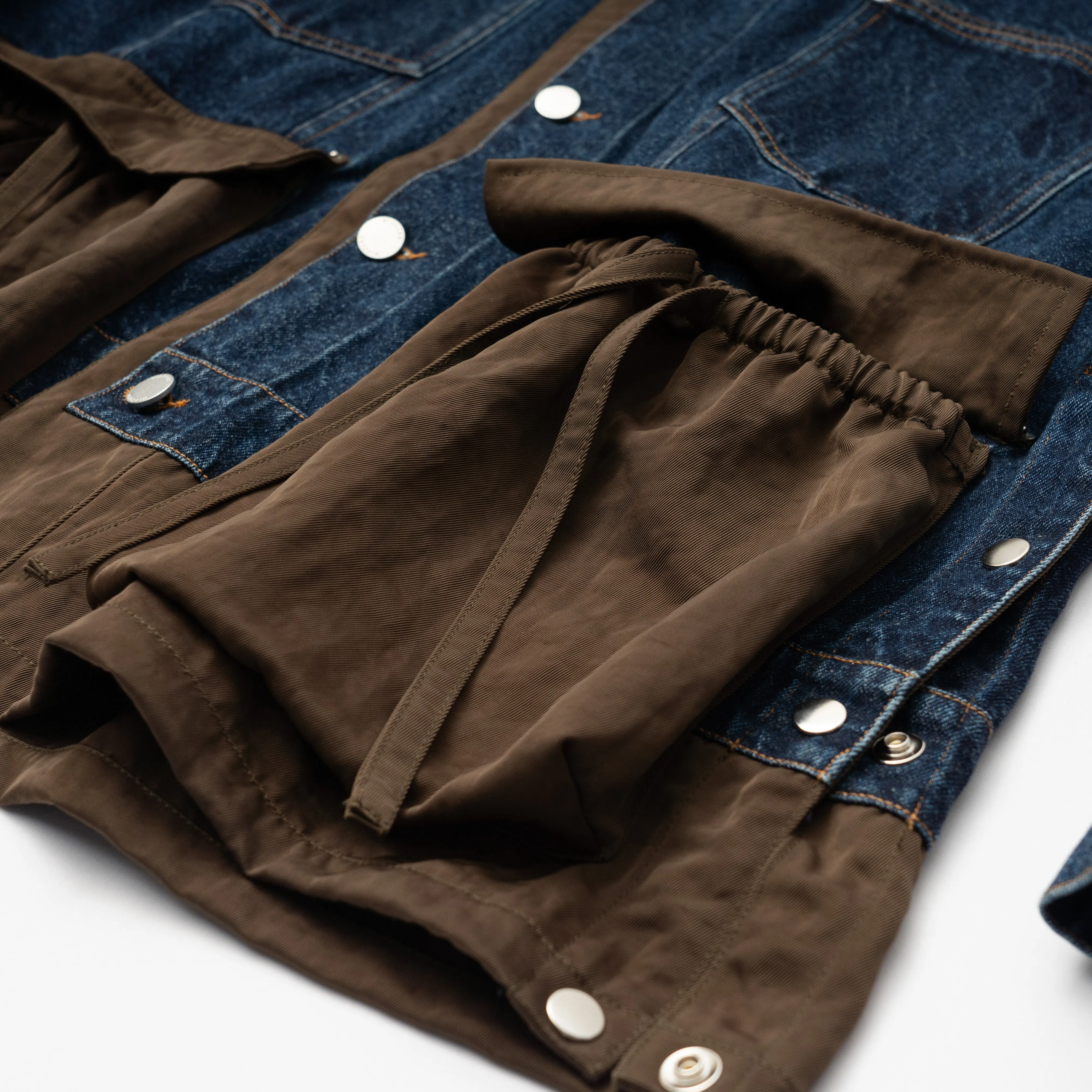 WASHED DOCKING DENIM JACKET