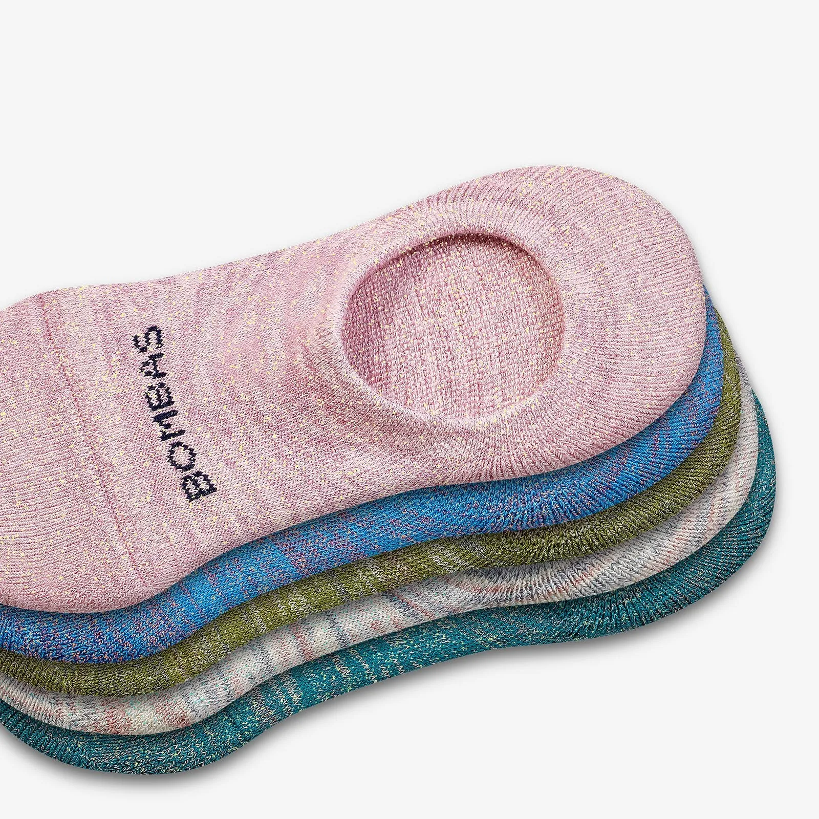 Women's Sparkle Cushioned No Show Gift Box